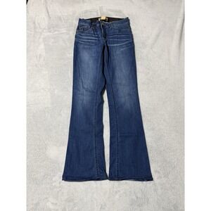 Democracy‎ Jeans Womens 2 Blue Bootcut Denim Stretch Medium Wash 26x29